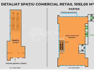 Chirie! Spațiu comercial, 1092 mp, Buiucani, 27300 € foto 8