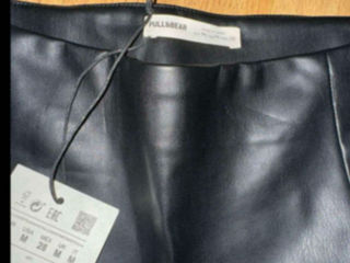Fusta Pull & Bear S piele / юбка эко кожа foto 4