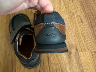 Ботиночки  Clarks 24 размер, сандали mini men 23 размер, ортопедия, кожа фото 4