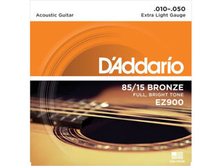 Corzi Chitara Acustica - Extra Light - D'Addario EZ900