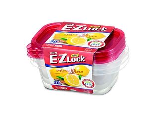 Set Containere Alimentare Ez Lock 3Buc, 0.27L, 15X9X5Cm