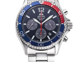 Оригинальные ORIENT MAKO chronograph SOLAR 200 m, сапфир, мужские часы