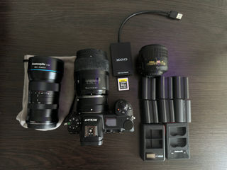 Nikon z6 + комплект линз, аккумуляторов, вспышка ...