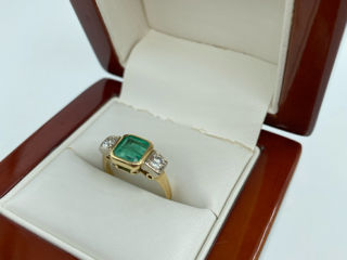 inel exclusiv Emerald ,diamante , эксклюзивное кольцо, изумруд, бриллианты