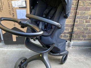 Cărucior Stokke Xplory ( Rich Black, Negru) 2 În 1 foto 3