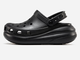 Crocs Classic Crush Clog Black Women's foto 1