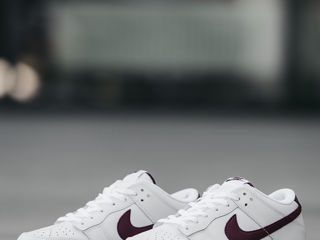 Nike SB Dunk White/Bordo foto 2