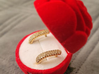 Сережки,кольцо, кулон золото