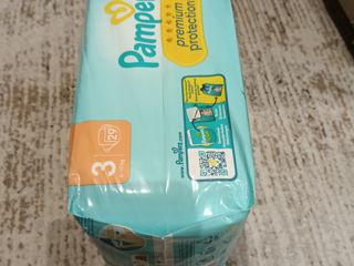 Se vinde ambalaj nou de scutece Pampers Premium protection mărimea 3 6+10 kg 29 buc foto 1