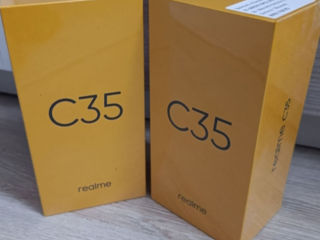 Realme c35 128 gb Negru si verde, cutii sigilate