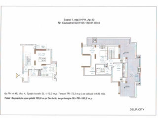 Apartament cu 3 camere, 185 m², Centru, Ungheni foto 20