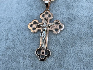Cruce superbă aur 585 , великолепный православный крест
