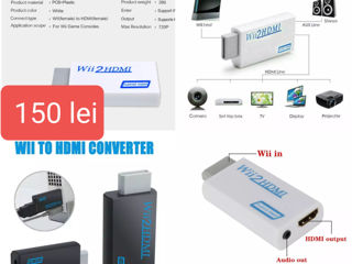 Адаптеры HDMI-DP-DVI-D - VGA-usb Type C-RCA -Mini DP-PS2/WII foto 16