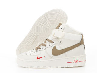 Nike Air Force 1 High Beige cu blana / с мехом foto 8