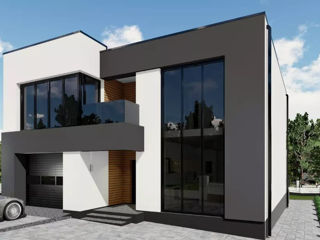 Proiect Hi-tech, stil modern, 2 niveluri, Arhitect/Inginer/Proiecte/Renovare foto 1