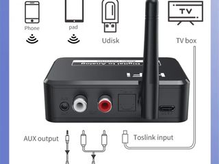 SPDIF receiver конвектор с Цифровой в аналоговый + Bluetooth foto 6