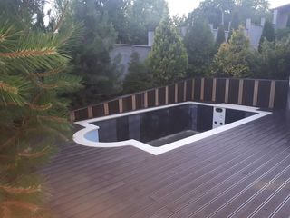 Decking sistem de pavare pentru terase si piscine террасная доска древесно-полимерный композит foto 14