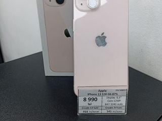 Apple iPhone 13 128 GB. 87 %. 8990 lei