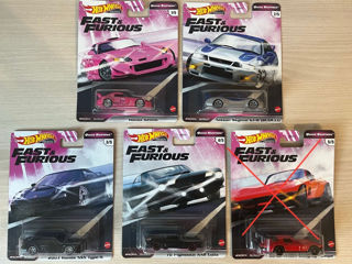 Модели автомобилей Hot Wheels Premium Fast & Furious seturi diferite foto 3