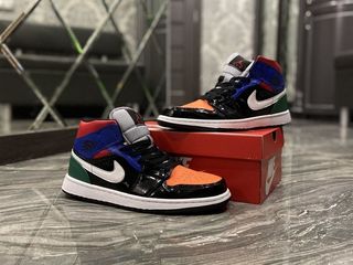 black orange blue jordan 1