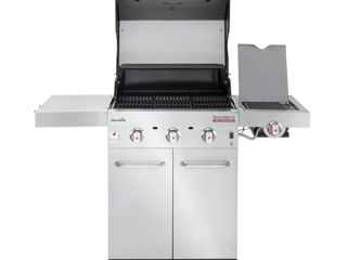 Gratar pe gaz din inox Char-Broil Professional Pro S 3, grile din fonta, sear burner, TRU-Infrared foto 4