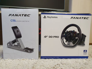 Fanatec Gran Turismo DD Pro (PC, PS5, Xbox) + Fanatec CSL Load Cell Pedal