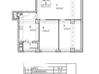 Apartament cu 3 camere, 86 m², Râșcani, Chișinău