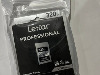 Lexar Flesh Card Type A 320gb & Card reader