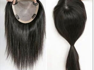 Накладка из натуральных  волос для женщин с редкими волосами или алопецией(без челки)
