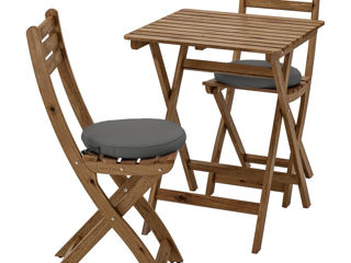 KEA !!! În stoc set Askholmen, Tarno..set masa+2 scaune pliante, pentru gradina, terasă, balcon.. foto 1