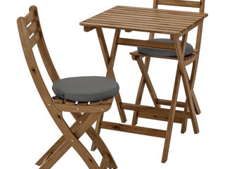 IKEA !!! Mobilă pliantă, set masă +2 scaune Tarno-Ikea, pentru Terasă, grădina, balcon..Oferta zilei foto 9