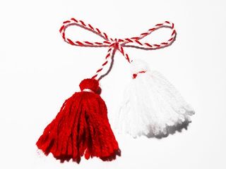 Martisor мэрцишор 21-w086 две большие кисточки foto 1