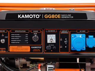 Бензиновый Генератор Kamoto Gg80E 8,0 Квт - 6u - Moldteh foto 7