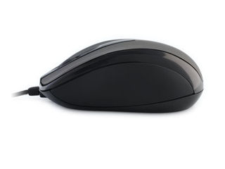 MediaRange Wired 3-button optical mouse, black/grey foto 3