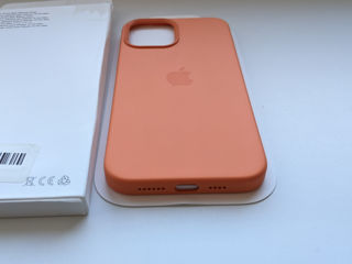 Apple iPhone 12 Pro Max Silicone Case MagSafe - Kumquat (описание) foto 2