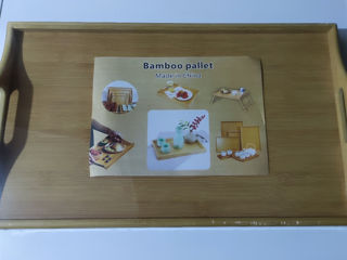 Бамбуковый столик для ноутбука, еды и пр. foto 2