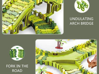Circuit masinute Dinosaur Park, cu 240 de piese/Автотрек с машинкой Парк Юрского Периода foto 7
