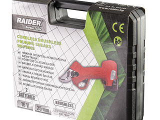 Аккумуляторный Секатор Raider Rd-Psh02, 16 В, 2 Ач - .Moldteh foto 4