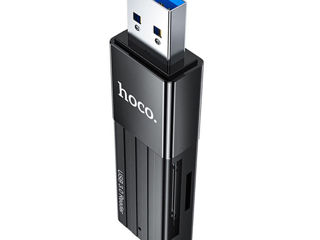 Картридер HOCO HB20 Mindful 2 в 1 USB 3.0 для TF/SD foto 3