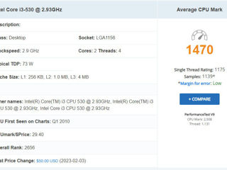 Intel Core i3-530 @ 2.93GHz / Socket 1156 foto 2