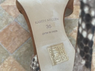 Sandale, brand Karen Millen ( Anglia ), piele intoarsa, marimea 36, fabricate in Spania/сандали foto 2