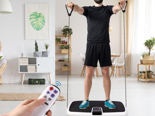 Placa fitness cu vibratii Вибрационная платформа массажер foto 6