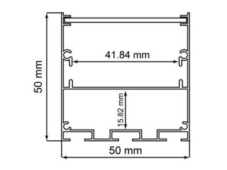 Profil aplicat din aluminiu 2m 48150 foto 2