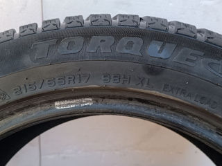 Продам шины torque/ vand anvelope torque  215/55/ r17