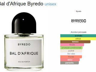 Bal d'Afrique Byredo unisex - Parfum Marca Giter - Духи foto 2