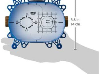 Скрытая часть Grohe GrohFlex foto 2