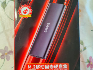 Eaget - Case M.2 Mobile SSD Enclosure (mSATA SSD, B-key, M.2 SATA)