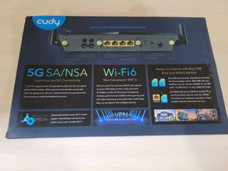 Cudy 5G NR AX3000 Wi-Fi 6 / VPN / Sim 4G-5G foto 2