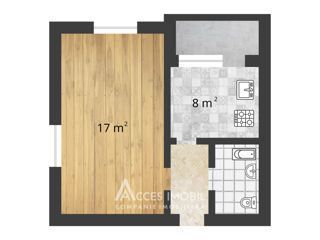 Apartament cu 1 cameră, 33 m², Poșta Veche, Chișinău foto 4