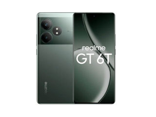 Realme GT 6T 5G 12/256Gb Razor Green - всего 8199 леев!